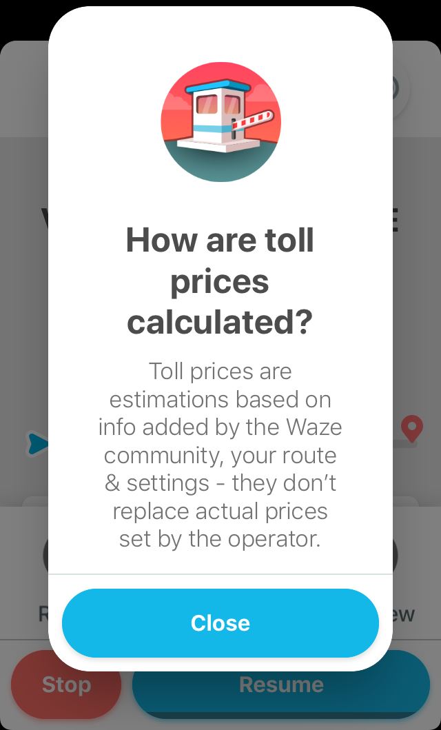 waze finally adds feature that shows you toll fare 